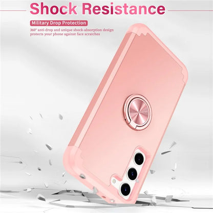 For Samsung Galaxy S24 Back Case Ring Kickstand Shockproof Phone Protective Cover
