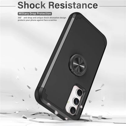 For Samsung Galaxy A15 5G Phone Case Back Cover with Finger Ring Kickstand