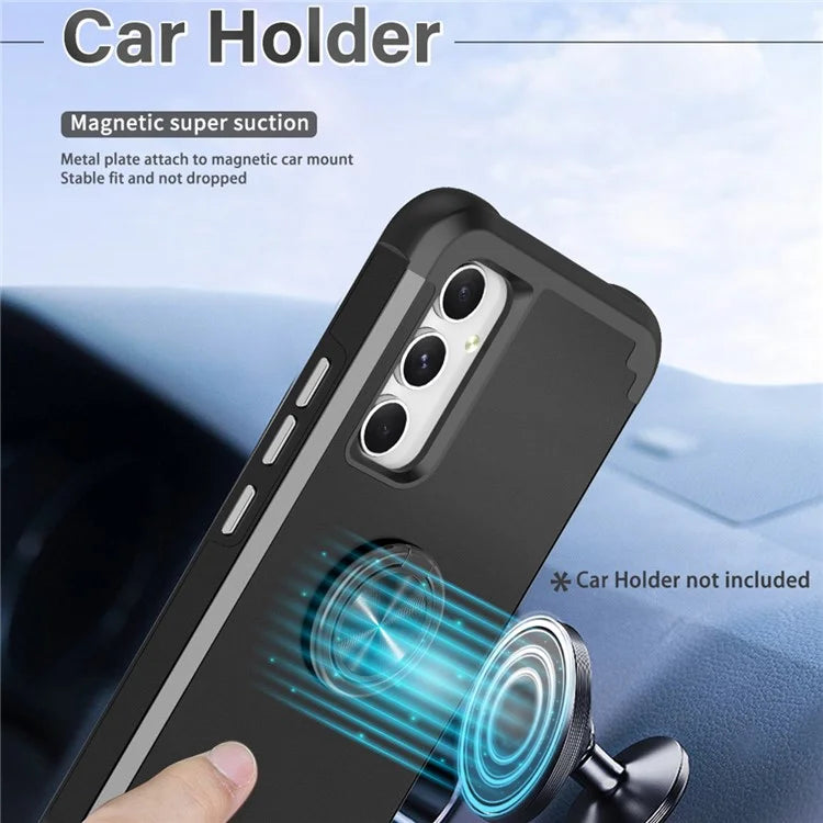For Samsung Galaxy A15 5G Phone Case Back Cover with Finger Ring Kickstand