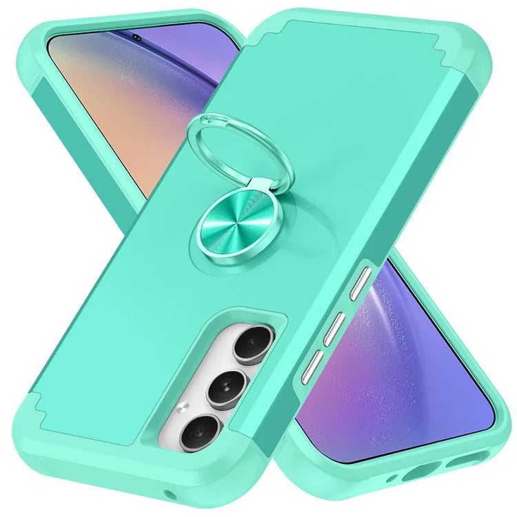 For Samsung Galaxy A15 5G Phone Case Back Cover with Finger Ring Kickstand