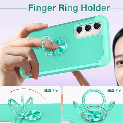 For Samsung Galaxy A15 5G Phone Case Back Cover with Finger Ring Kickstand