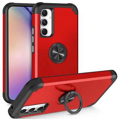 For Samsung Galaxy A15 5G Phone Case Back Cover with Finger Ring Kickstand