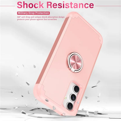 For Samsung Galaxy A15 5G Phone Case Back Cover with Finger Ring Kickstand