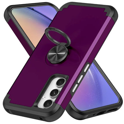 For Samsung Galaxy A15 5G Phone Case Back Cover with Finger Ring Kickstand