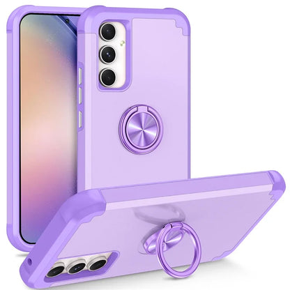 For Samsung Galaxy A15 5G Phone Case Back Cover with Finger Ring Kickstand
