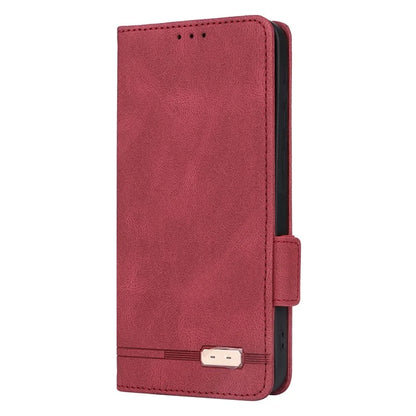 For Samsung Galaxy A55 5G Magnetic Case Leather Wallet Phone Cover with Hardware Decor