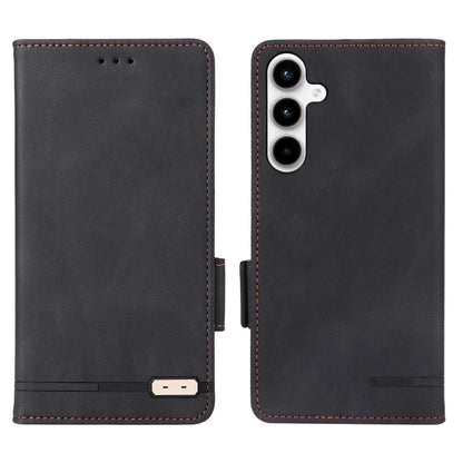 For Samsung Galaxy A55 5G Magnetic Case Leather Wallet Phone Cover with Hardware Decor