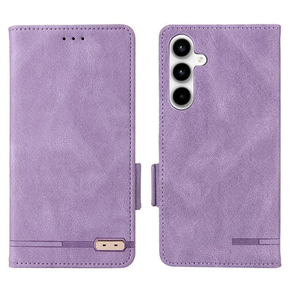 For Samsung Galaxy A35 5G Case Anti-scratch Hardware Decor Leather Phone Stand Cover
