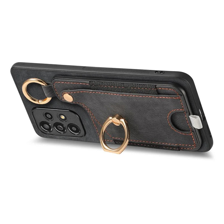 For Samsung Galaxy A53 5G Leather Back Case with Card Holder Shockproof Phone Cover