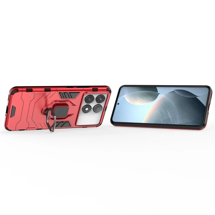 For Xiaomi Redmi K70 5G / K70 Pro 5G Case with Ring Holder Kickstand Shockproof Phone Cover