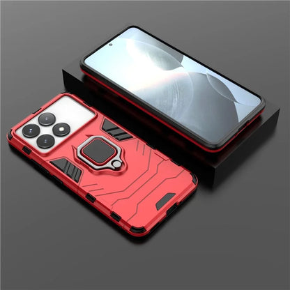 For Xiaomi Redmi K70 5G / K70 Pro 5G Case with Ring Holder Kickstand Shockproof Phone Cover