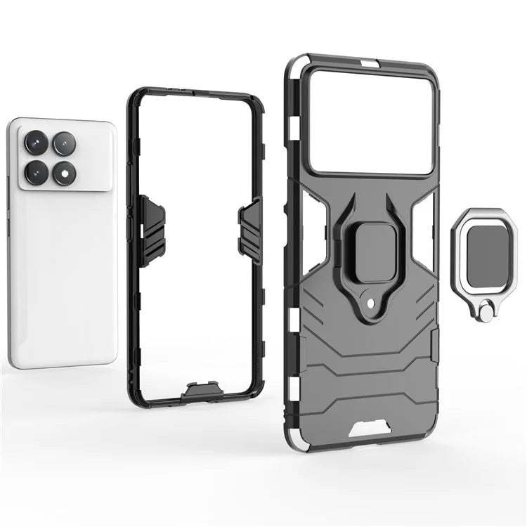 For Xiaomi Redmi K70 5G / K70 Pro 5G Case with Ring Holder Kickstand Shockproof Phone Cover