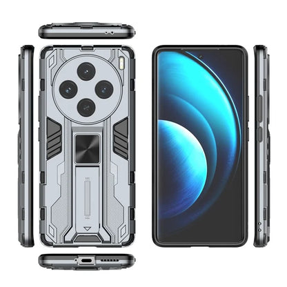 For vivo X100 5G Kickstand Cell Phone Cover Shockproof Protective Case