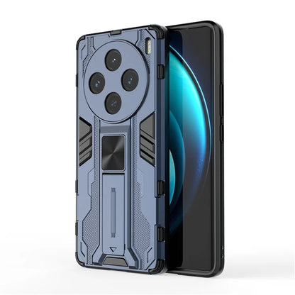 For vivo X100 5G Kickstand Cell Phone Cover Shockproof Protective Case