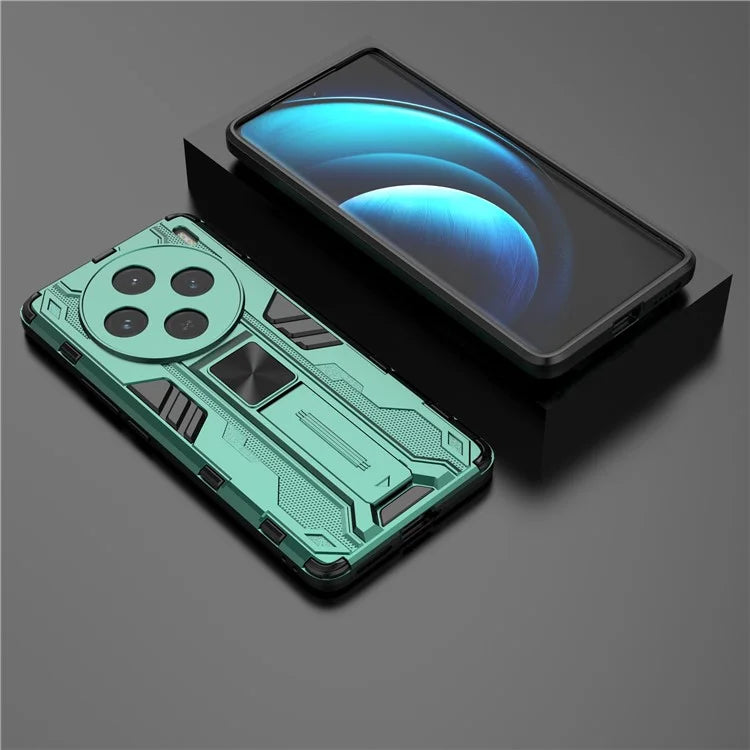 For vivo X100 5G Kickstand Cell Phone Cover Shockproof Protective Case