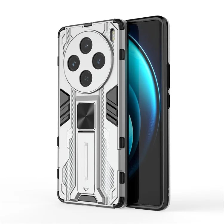 For vivo X100 5G Kickstand Cell Phone Cover Shockproof Protective Case