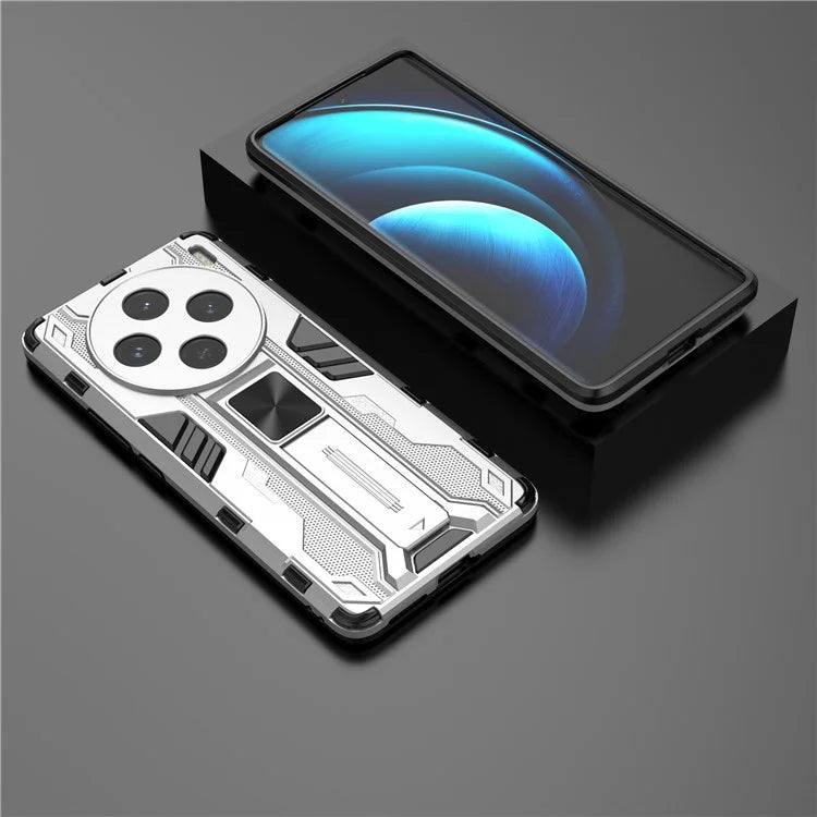 For vivo X100 5G Kickstand Cell Phone Cover Shockproof Protective Case