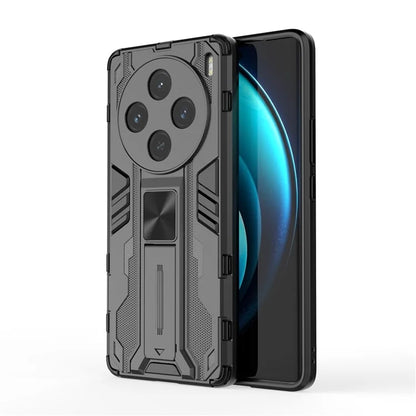 For vivo X100 5G Kickstand Cell Phone Cover Shockproof Protective Case