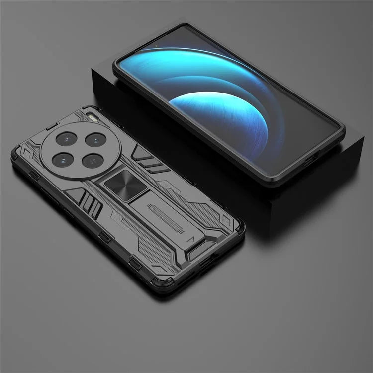 For vivo X100 5G Kickstand Cell Phone Cover Shockproof Protective Case