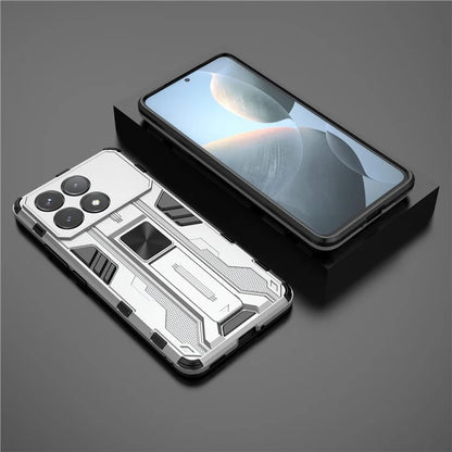 For Xiaomi Redmi K70 5G / K70 Pro 5G Case Kickstand Hybrid Hard PC Soft TPU Phone Cover