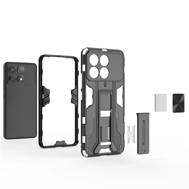 For Xiaomi Redmi K70 5G / K70 Pro 5G Case Kickstand Hybrid Hard PC Soft TPU Phone Cover