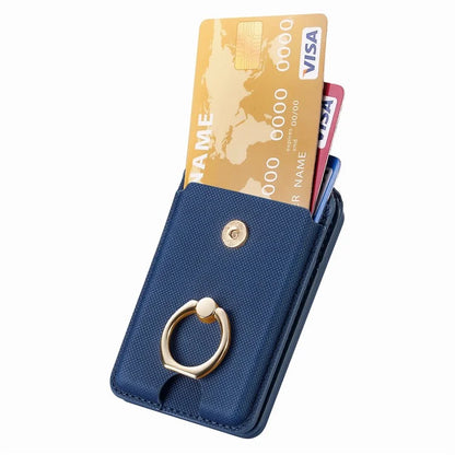 MC-W1 Magnetic Card Holder Compatible with Magsafe with Ring Holder Kickstand Card Case