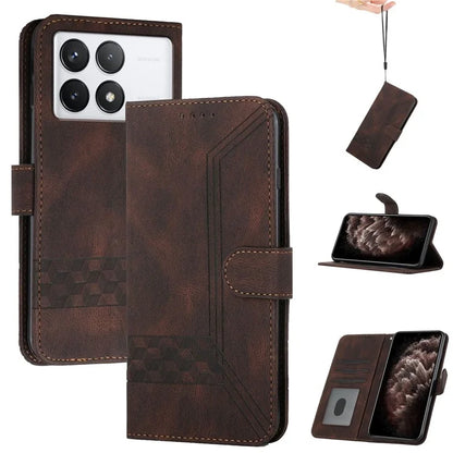 YX0010 Series for Xiaomi Redmi K70 5G / K70 Pro 5G Leather Cover Stand Wallet Case