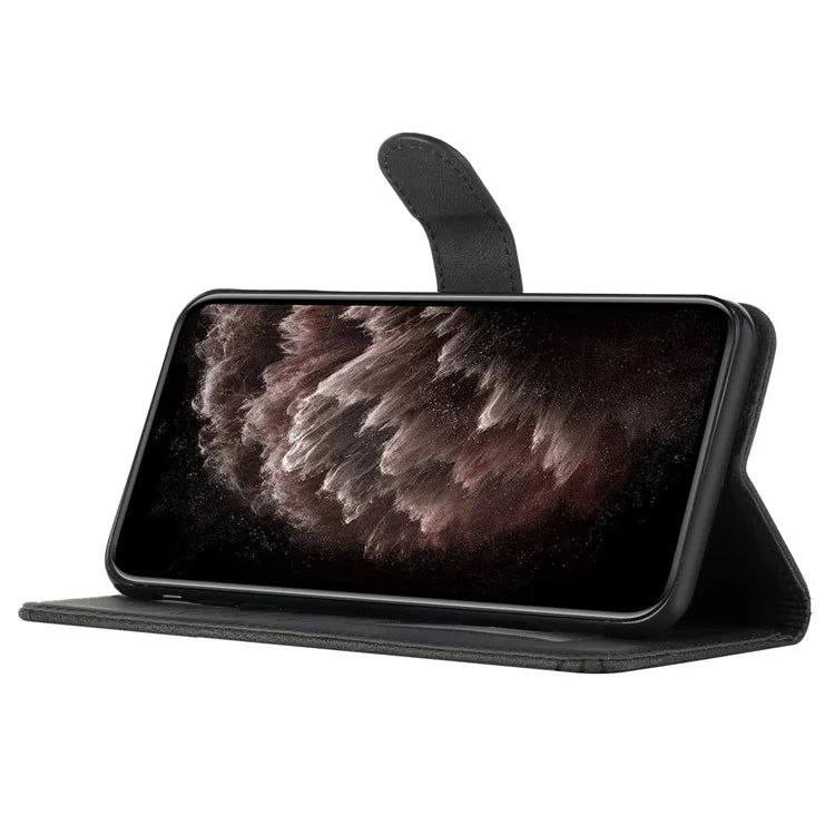 YX0010 Series for Xiaomi Redmi K70E 5G / Poco X6 Pro 5G Leather Flip Case Rhombus Line Wallet Cover