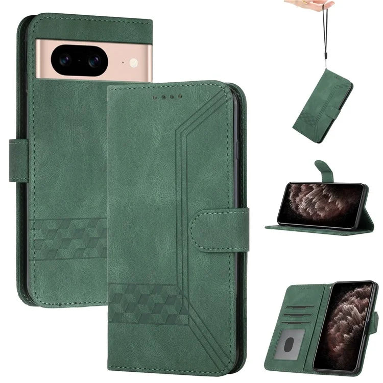 YX0010 Series for Google Pixel 8a Wallet Leather Case Protective Phone Cover