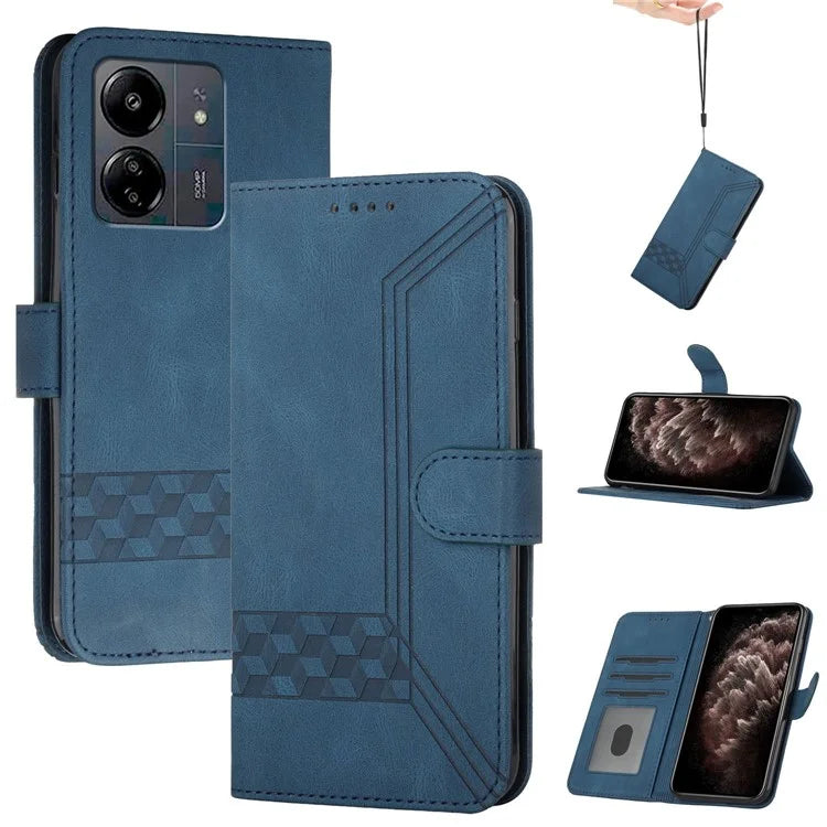 YX0010 Series for Xiaomi Redmi 13C 4G / 5G / Poco C65 4G Leather Case Phone Wallet Stand