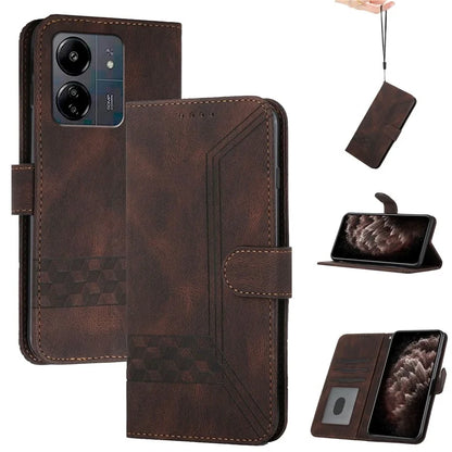 YX0010 Series for Xiaomi Redmi 13C 4G / 5G / Poco C65 4G Leather Case Phone Wallet Stand