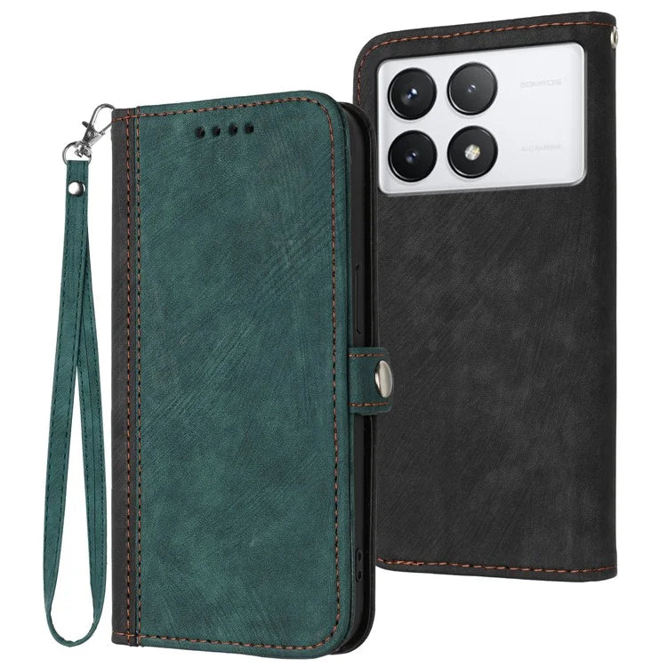 YX0020 For Xiaomi Redmi K70E 5G / Poco X6 Pro 5G Case Leather Stand Wallet Cover