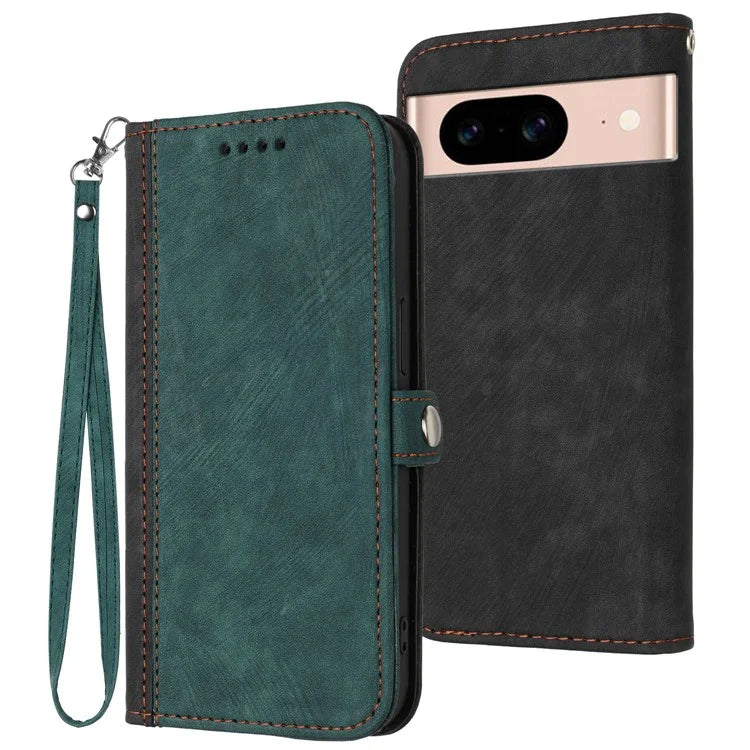 YX0020 For Google Pixel 8a Leather Case Wallet Flip Mobile Phone Cover