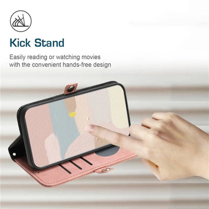 YX0020 For Google Pixel 8a Leather Case Wallet Flip Mobile Phone Cover