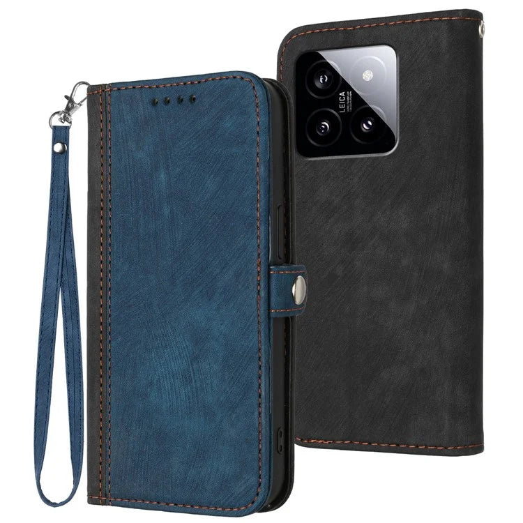 YX0020 For Xiaomi 14 Leather Case Sleeve Wallet Phone Cover