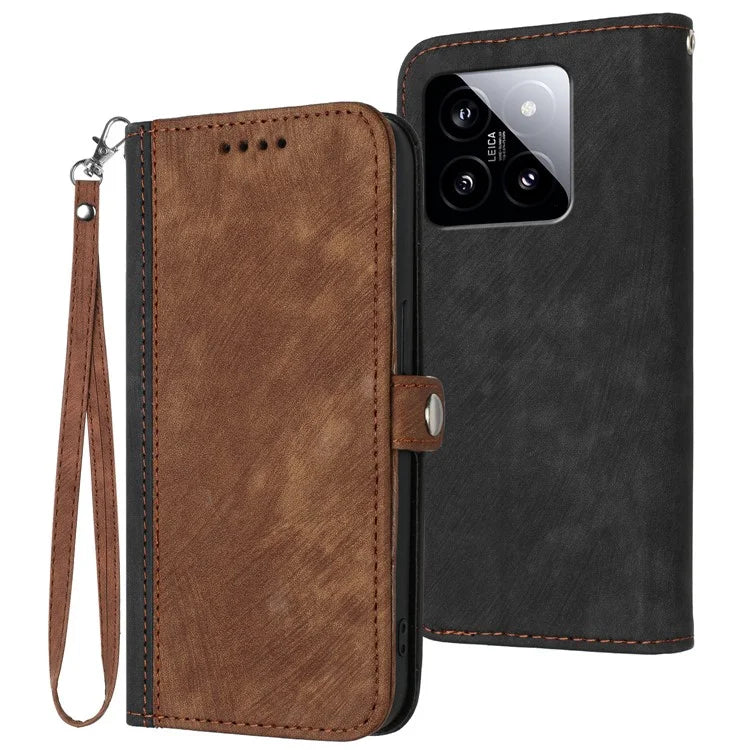 YX0020 For Xiaomi 14 Leather Case Sleeve Wallet Phone Cover