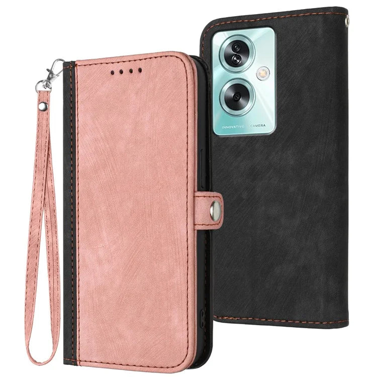 YX0020 For Oppo A79 5G / A2 5G Phone Case PU Leather Wallet Stand