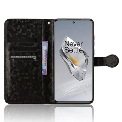 For OnePlus 12 5G Magnetic Case PU Leather+TPU Imprinted Wallet Phone Protector