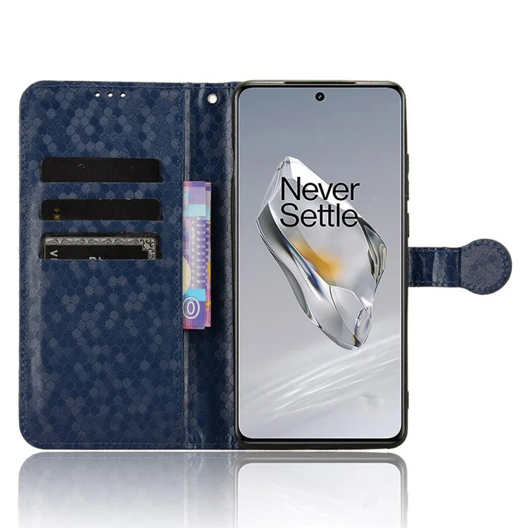 For OnePlus 12 5G Magnetic Case PU Leather+TPU Imprinted Wallet Phone Protector