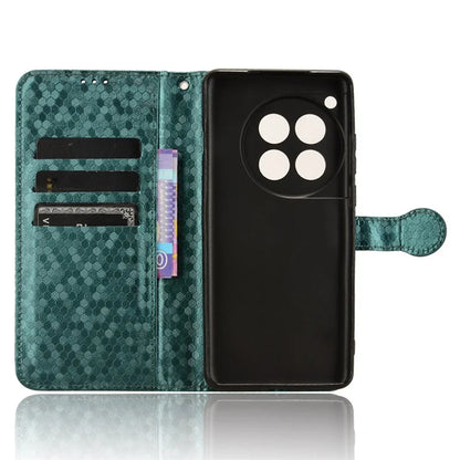 For OnePlus 12 5G Magnetic Case PU Leather+TPU Imprinted Wallet Phone Protector