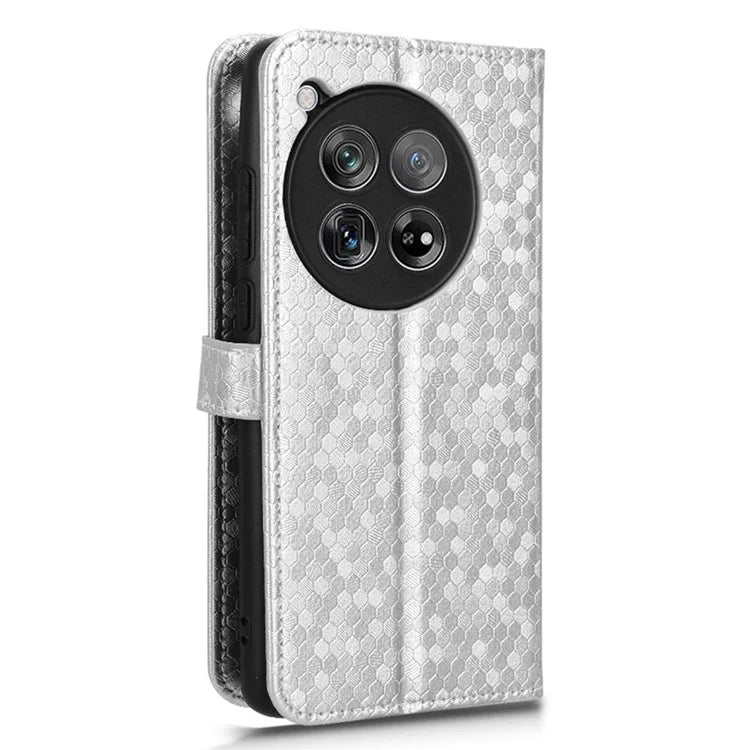 For OnePlus 12 5G Magnetic Case PU Leather+TPU Imprinted Wallet Phone Protector