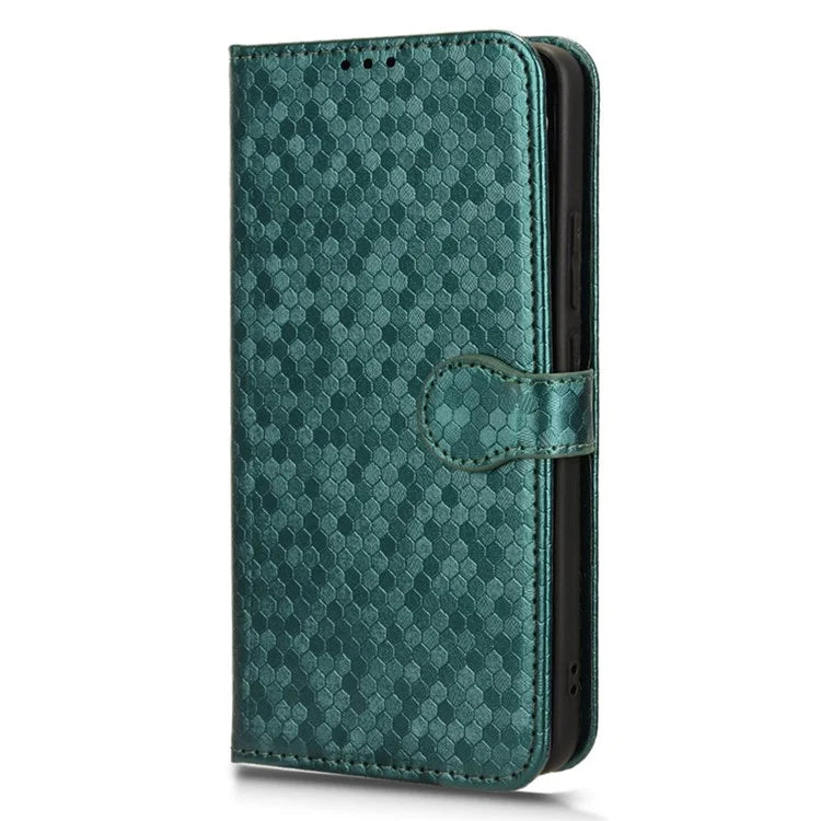 For Xiaomi Redmi K70E 5G / Poco X6 Pro 5G Case Leather Imprinted Dots Pattern Smartphone Cover