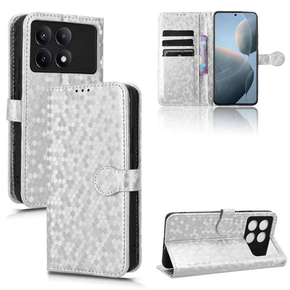 For Xiaomi Redmi K70E 5G / Poco X6 Pro 5G Case Leather Imprinted Dots Pattern Smartphone Cover