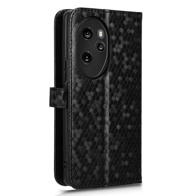 For Honor 100 Pro 5G Magnetic Case Leather Shockproof Phone Wallet Protector with Strap