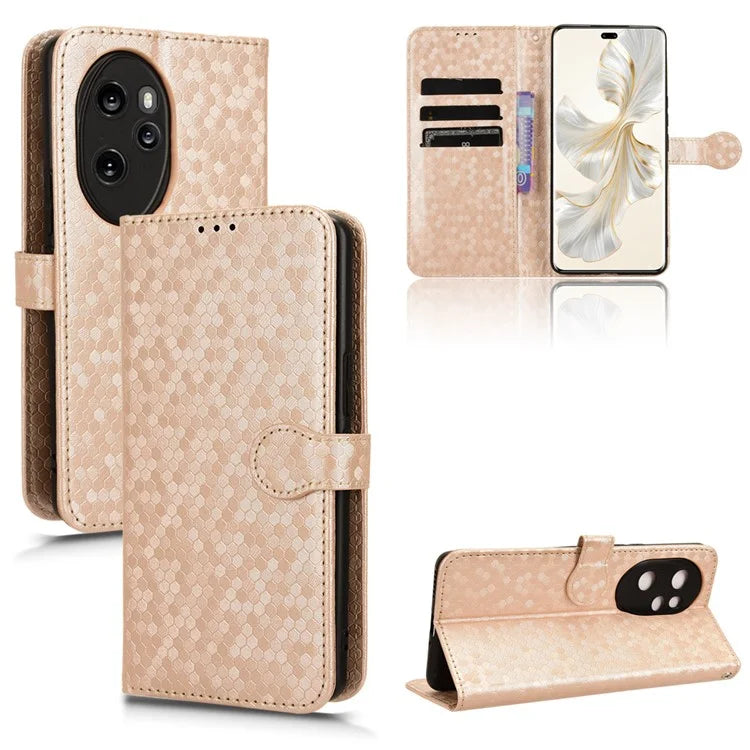 For Honor 100 Pro 5G Magnetic Case Leather Shockproof Phone Wallet Protector with Strap