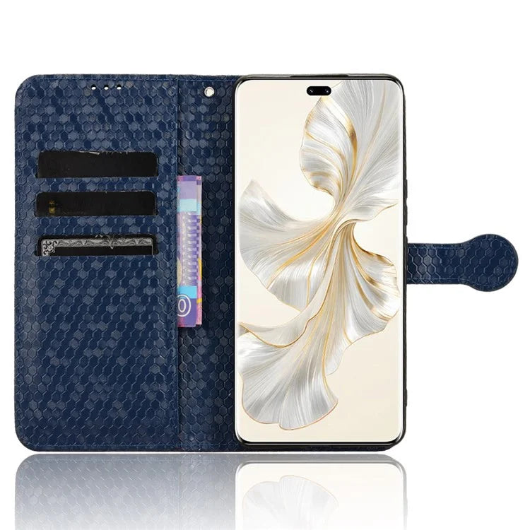 For Honor 100 Pro 5G Magnetic Case Leather Shockproof Phone Wallet Protector with Strap