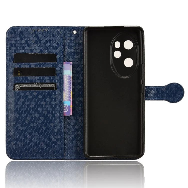 For Honor 100 Pro 5G Magnetic Case Leather Shockproof Phone Wallet Protector with Strap
