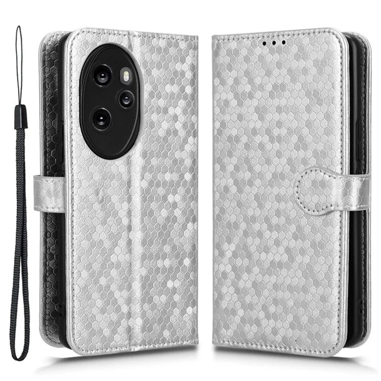 For Honor 100 Pro 5G Magnetic Case Leather Shockproof Phone Wallet Protector with Strap