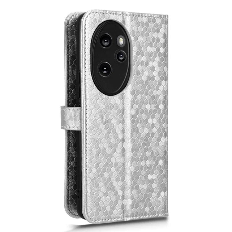 For Honor 100 Pro 5G Magnetic Case Leather Shockproof Phone Wallet Protector with Strap
