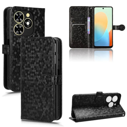 Phone Case for Transsion Tecno Pop 8 / Spark Go 2024 4G / Spark 20C Shell Dot Imprinted Wallet Stand Cover
